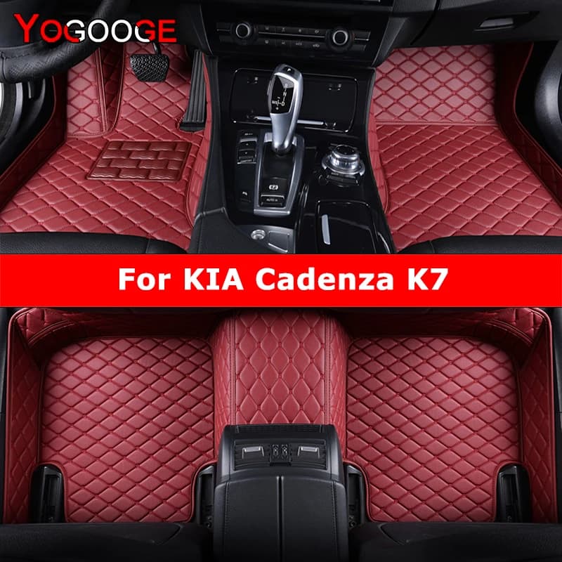 YOGOOGE custom car mats for KIA Cadenza K7 Car accessories Car accessories