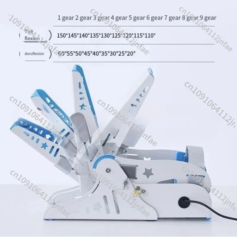 Allenatore elettrico per caviglia con fissaggio di supporto - Dispositivo per esercizi di riabilitazione dei arti inferiori