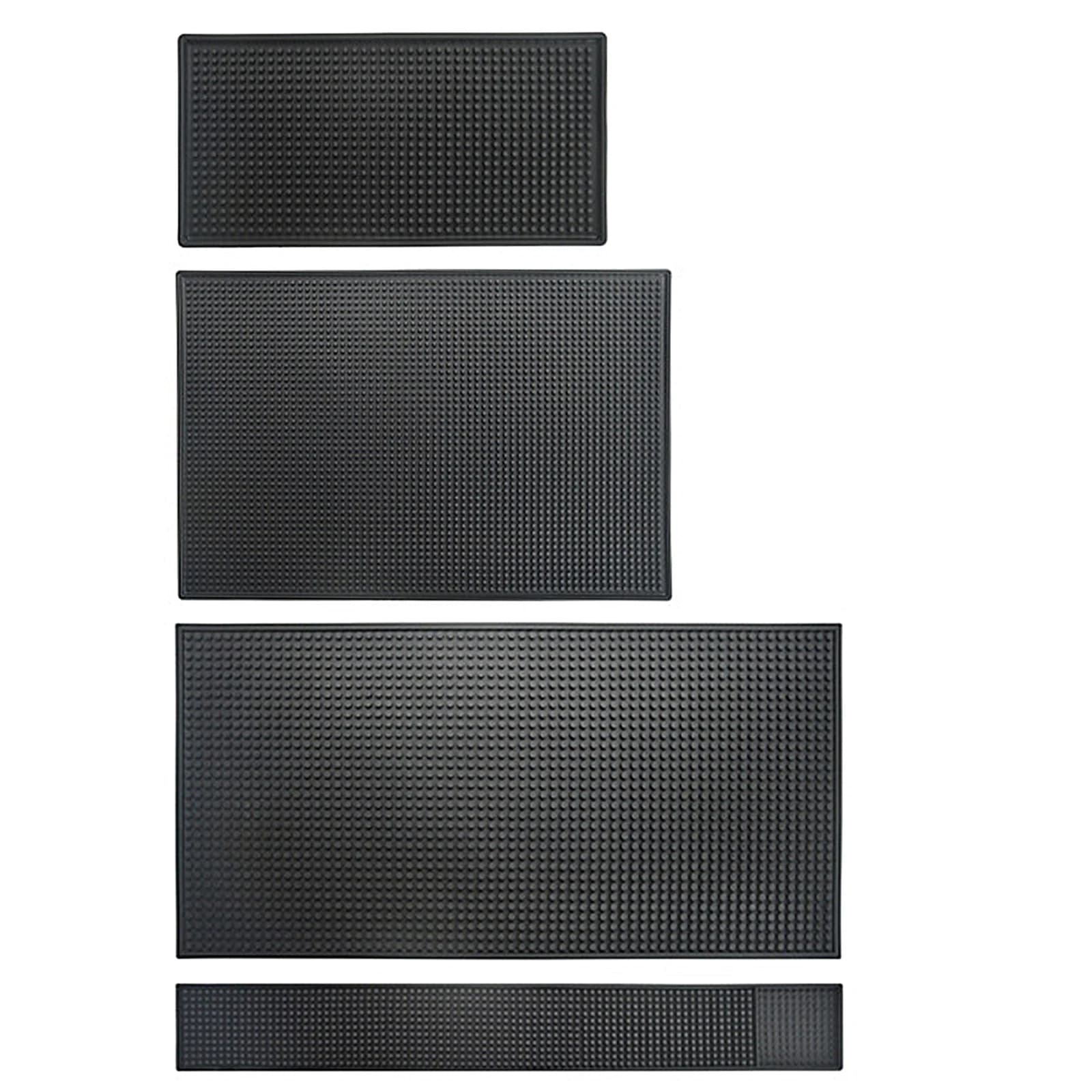 PVC Cup Mat Placemat Wear- Rectangle Coffee Maker Mat Waterproof Non-slip Dishwasher Safe for Home Kitchen Table