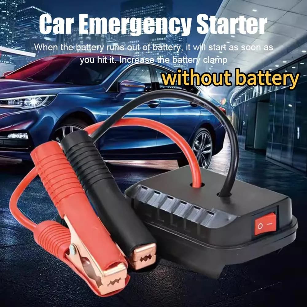 Auto Battery Al Litio Converter Charger Clip Auto Lighter Screwdriver For Makita Booster Cable Power Adapter FAI Tools FROM TE