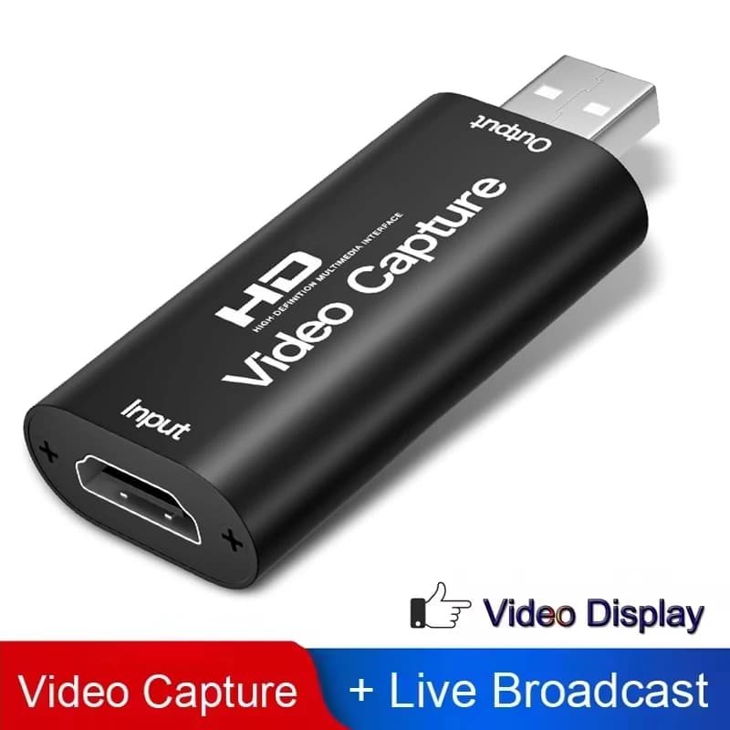 Scheda di acquisizione video in metallo compatibile HDMI da 4K a USB 2.0 Scatola di registrazione per videocamera DVD di gioco PS4 Registrazione in streaming live