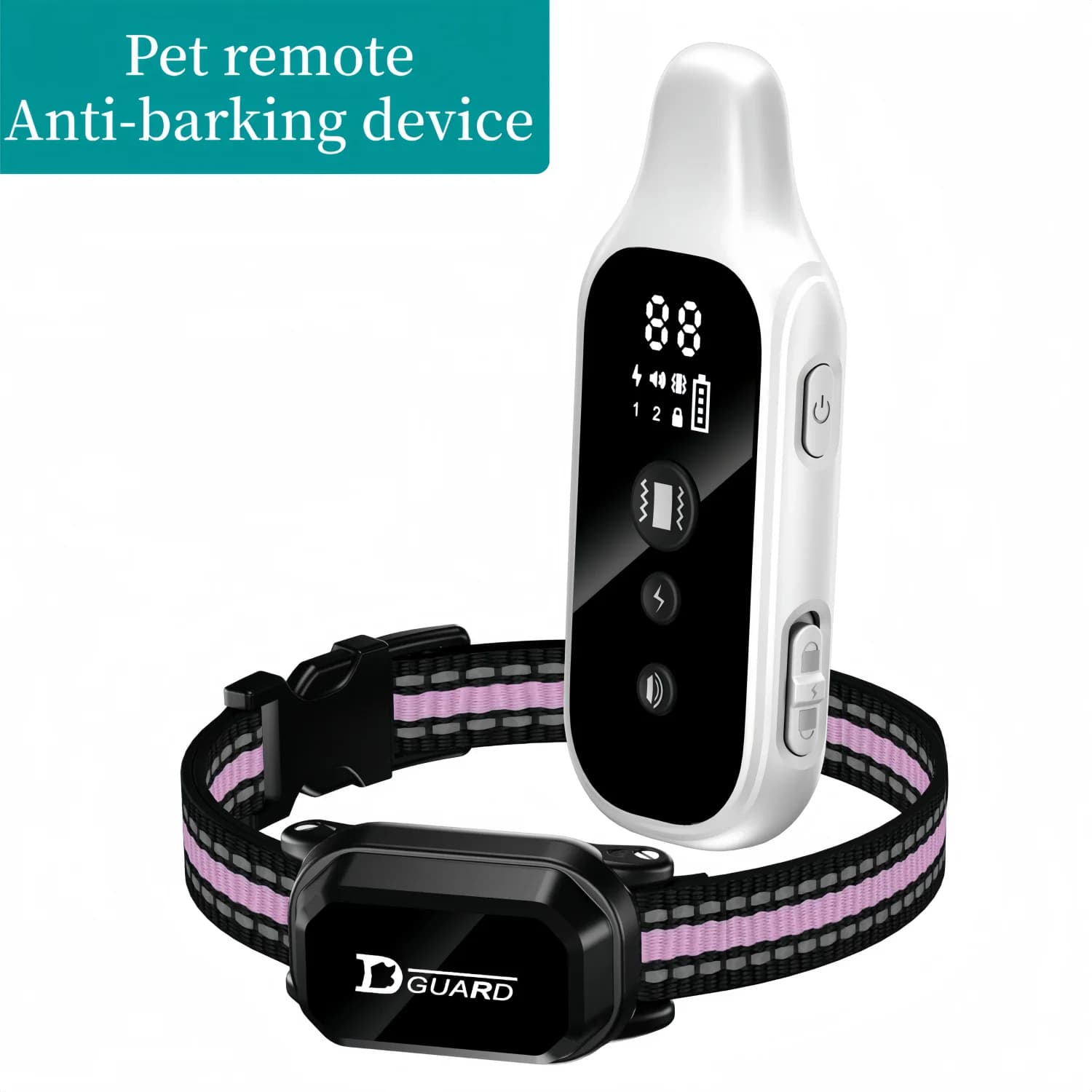 Collare elettrico per addestramento del cane da 3300 piedi, telecomando ricaricabile, vibratore impermeabile IPX7, collare antiabbaio per cani da compagnia