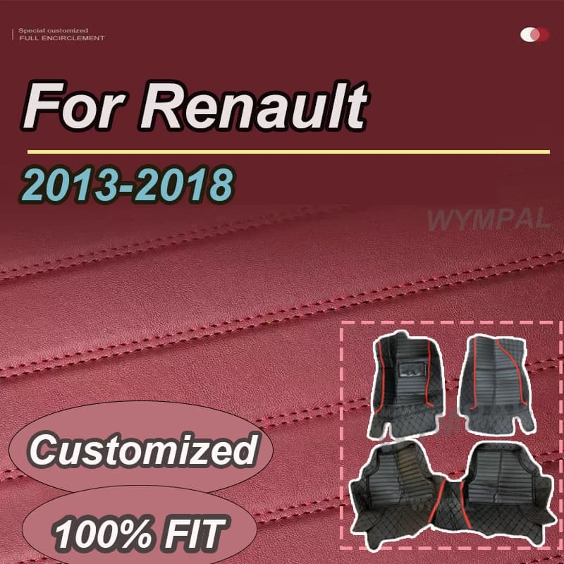 LUSSO Per Renault Captur (Piattaforma B) 2018 2017 2016 2015 2014 2013 Tappetini Auto Styling Accessori Personalizzati Tappeti Proteggi