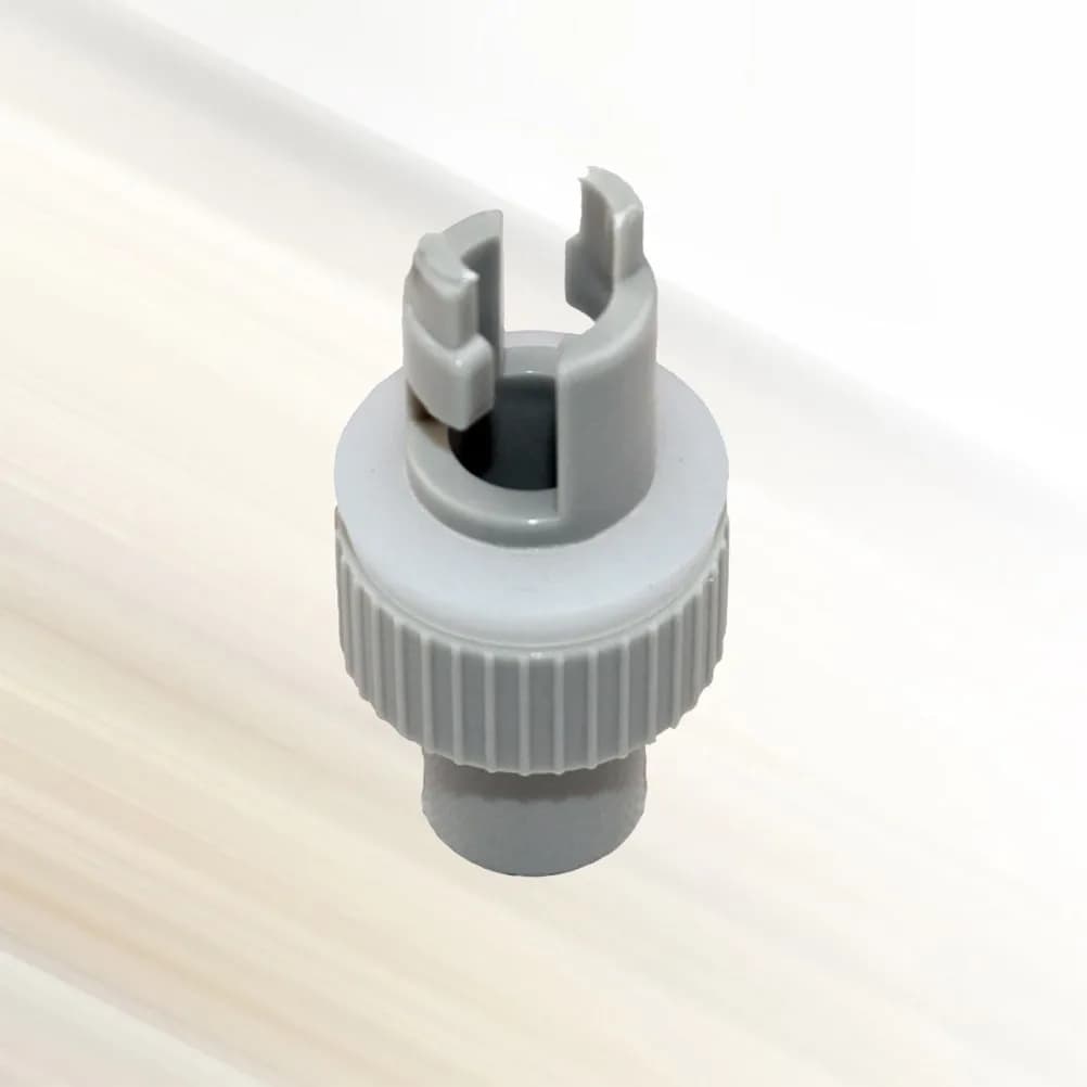 Adattatore per Pompa Gonfiabile, Valvola Aria in PVC Bianco per Barche, Kayak, Paddle Board, Surf, Tubo Flessibile per Pompa