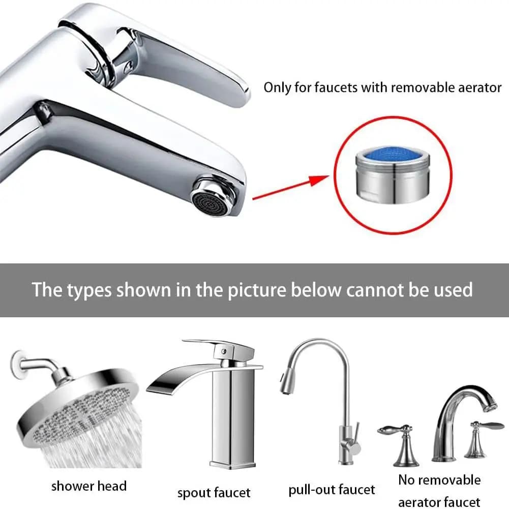Brass Faucet Adapter Kit 4 pcs for Garden Hose Shower Connection Quick Connect Fitting Bidet Sprayer and Washer