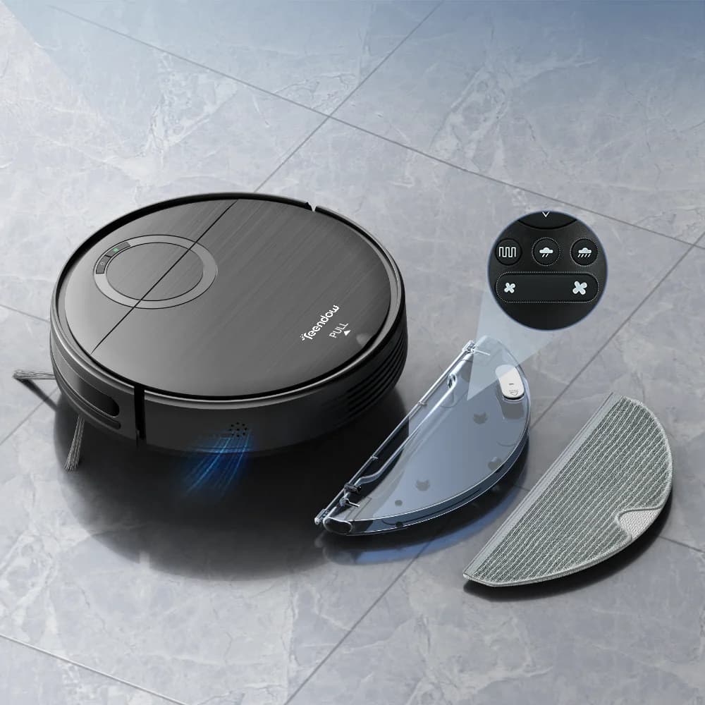 Aspirapolvere Sweep e pulizia automatica bagnata Robot Mop Cleaner Robot aspirapolvere casuale