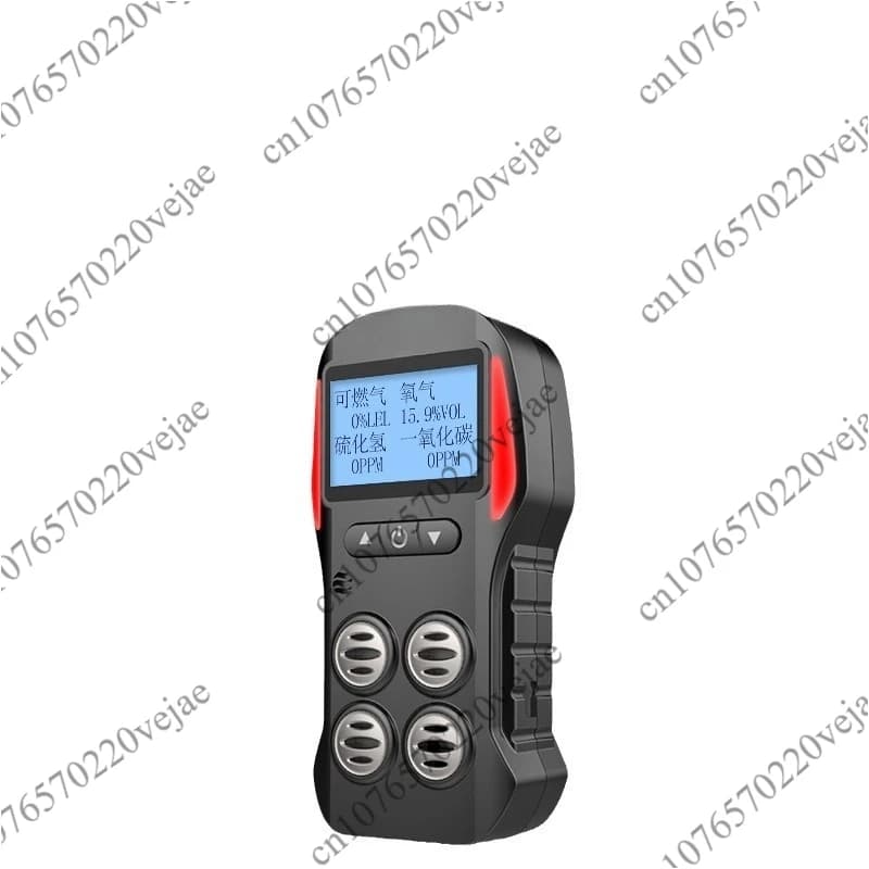 Rilevatore di gas 4 in 1 Toxico Combustibile Monossido di Carbonio Ossigeno Idrogeno Solforuro X-4 Portatile