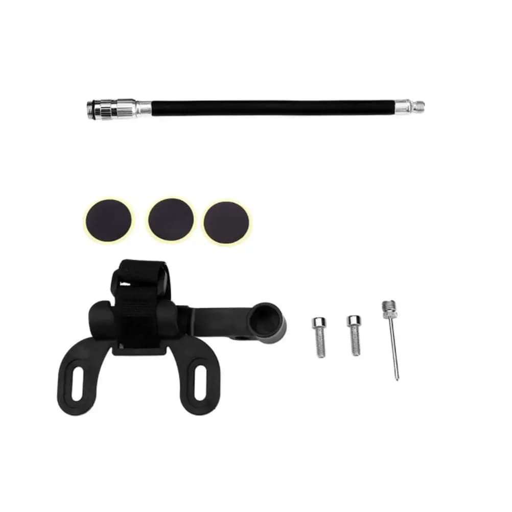 1Set Portable Mini 120 Psi Aluminum Alloy Bike Pump Tire Air Inflator for Cycling Basketball Football Outdoor Use