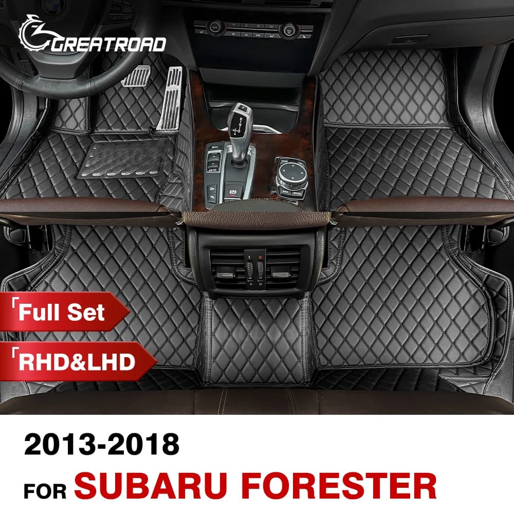 Car mats for Subaru Forester 2013 2014 2015 2016 2017 2018 custom foot bearings car carpet cover interior accessories