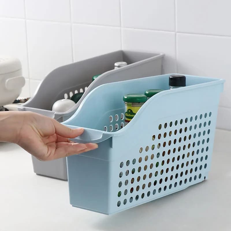 Cestino per il riciclaggio della cucina per uso domestico frigorifero scatola per lo smistamento delle bottiglie per aromatizzare contenitore per verdure contenitore per il disordine del bagno 1 pz