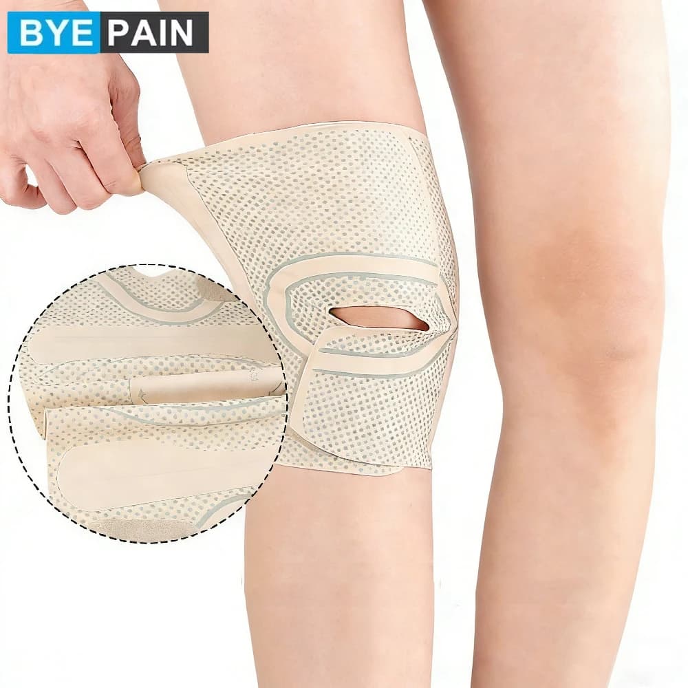 1 Pezzo Ginocchiera Sottile a Compressione con Stabilizzatori Laterali, Supporto Sportivo per Ginocchio per Uomini e Donne, Recupero da Menisco e Artrite