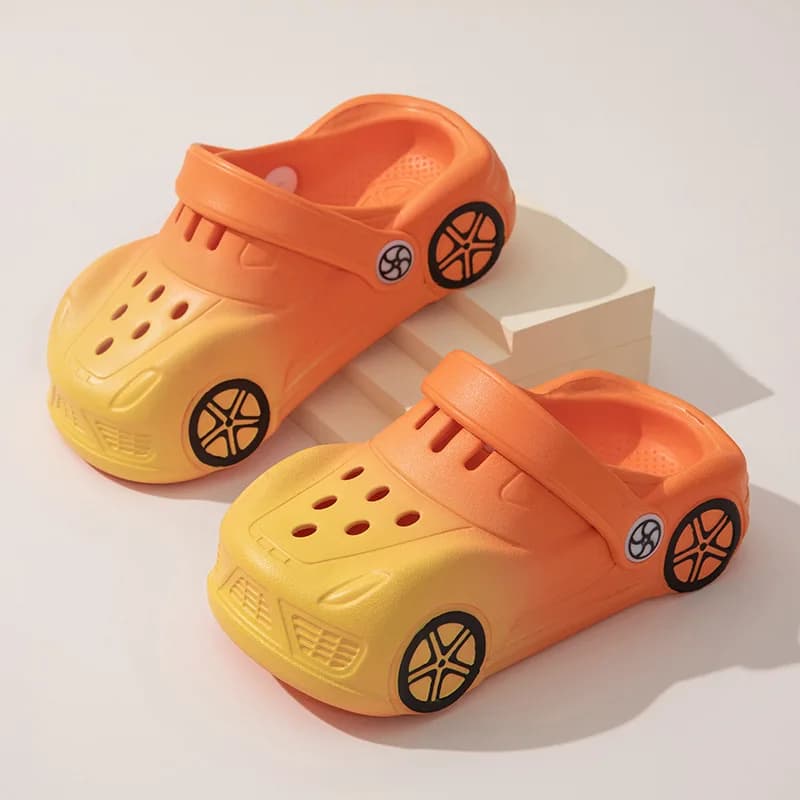 Children Sandals Kids Slippers Shoes Car model style Summer Boys Girls Baby Thick Soft Sole Non-slip