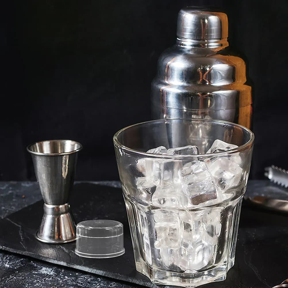 8 tappi di ricambio per bottiglie shaker, design versatile a prova di fuoriuscite, compatibili con bicchieri shaker rotondi Mason Jar, cocktail, bubble tea