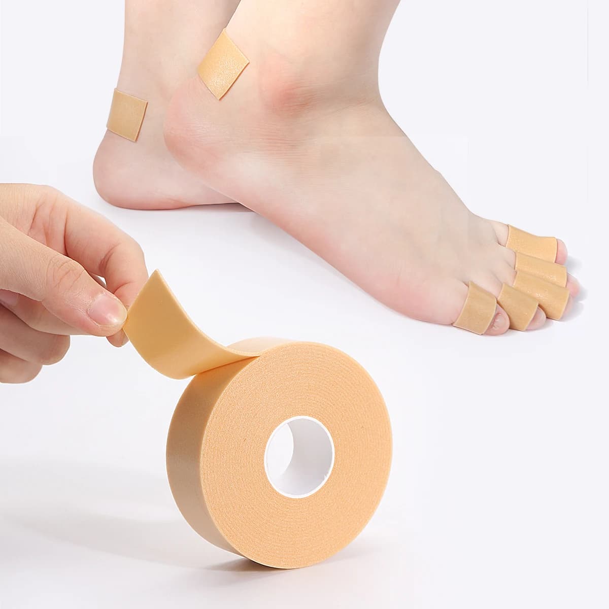 1 roll 2.5*5M multifunction foot adhesive heel waterproof foam tape wear-resistant shoes with high heel patch inserts for unisex shoes