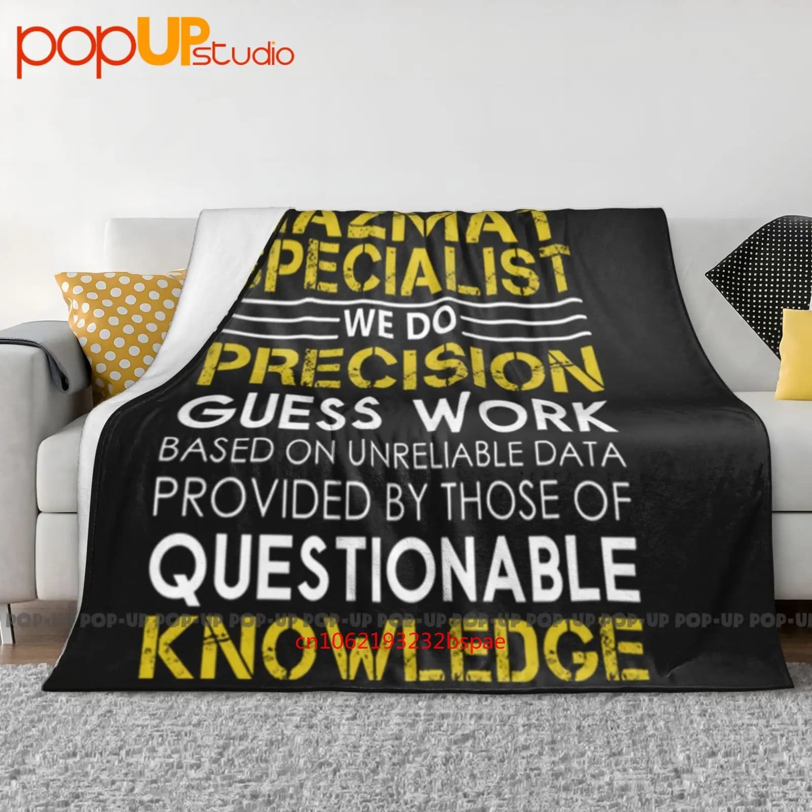 Hazmat Specialist Precision Coperta ultra morbida Trapunta Copridivano invernale Copriletto