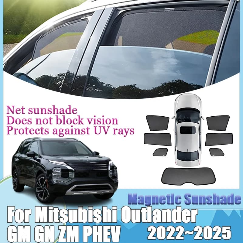 Parasole magnetico per Mitsubishi Outlander GM GN ZM PHEV 2022 2023 2024 2025 Parabrezza Copertura Visiere Strumenti Auto Parte Accessori