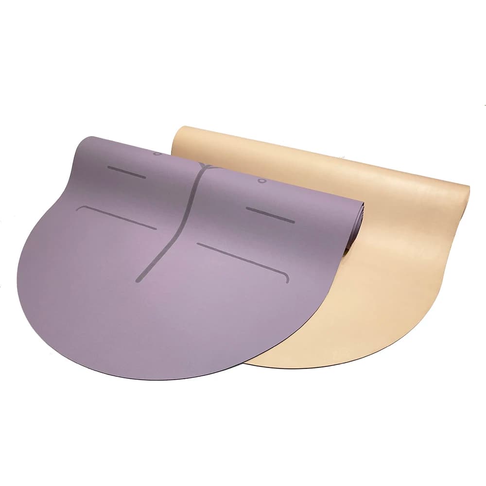 Unique oval arch rounded corner yoga mat in wholesale vegan coconut fiber