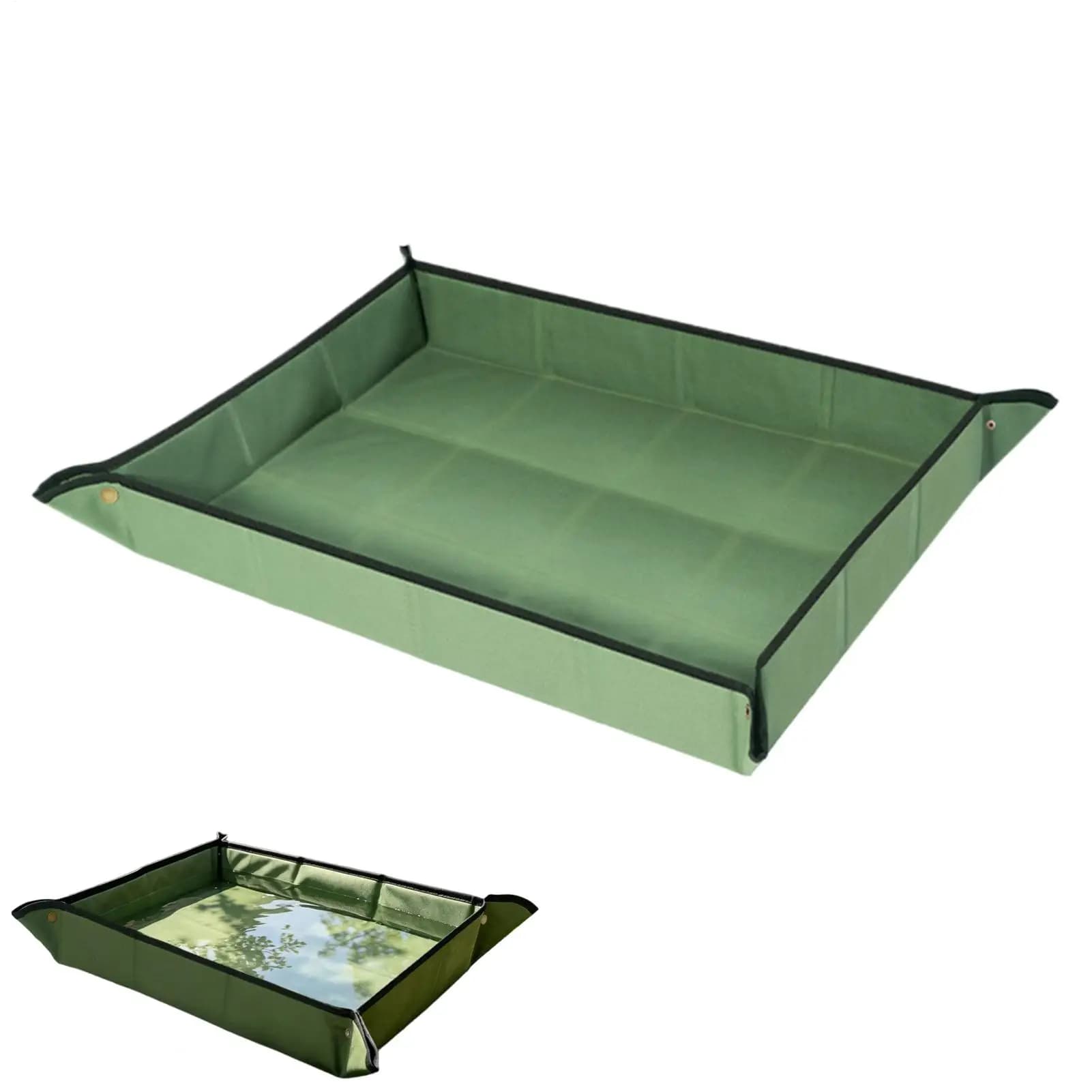 Tappetino per Ripotting Extra Large, Spesso e Portatile, per il Controllo della Sporcizia, Vassoio per Piante da Interno per Giardino, Cortile, Patio, Balcone, Prato, Casa, Dormitorio