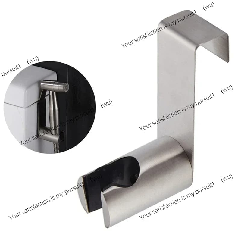 ZOCI-Hook For Handheld Shower Wand For Bidet Sprayer Toilet Stainless Steel Shattaf Bracket Brushed Nickel Coating Holde