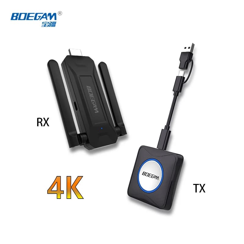 Dispositivo di mirroring wireless 4K HD Plug & Play per laptop, smartphone, TV, monitor e proiettore