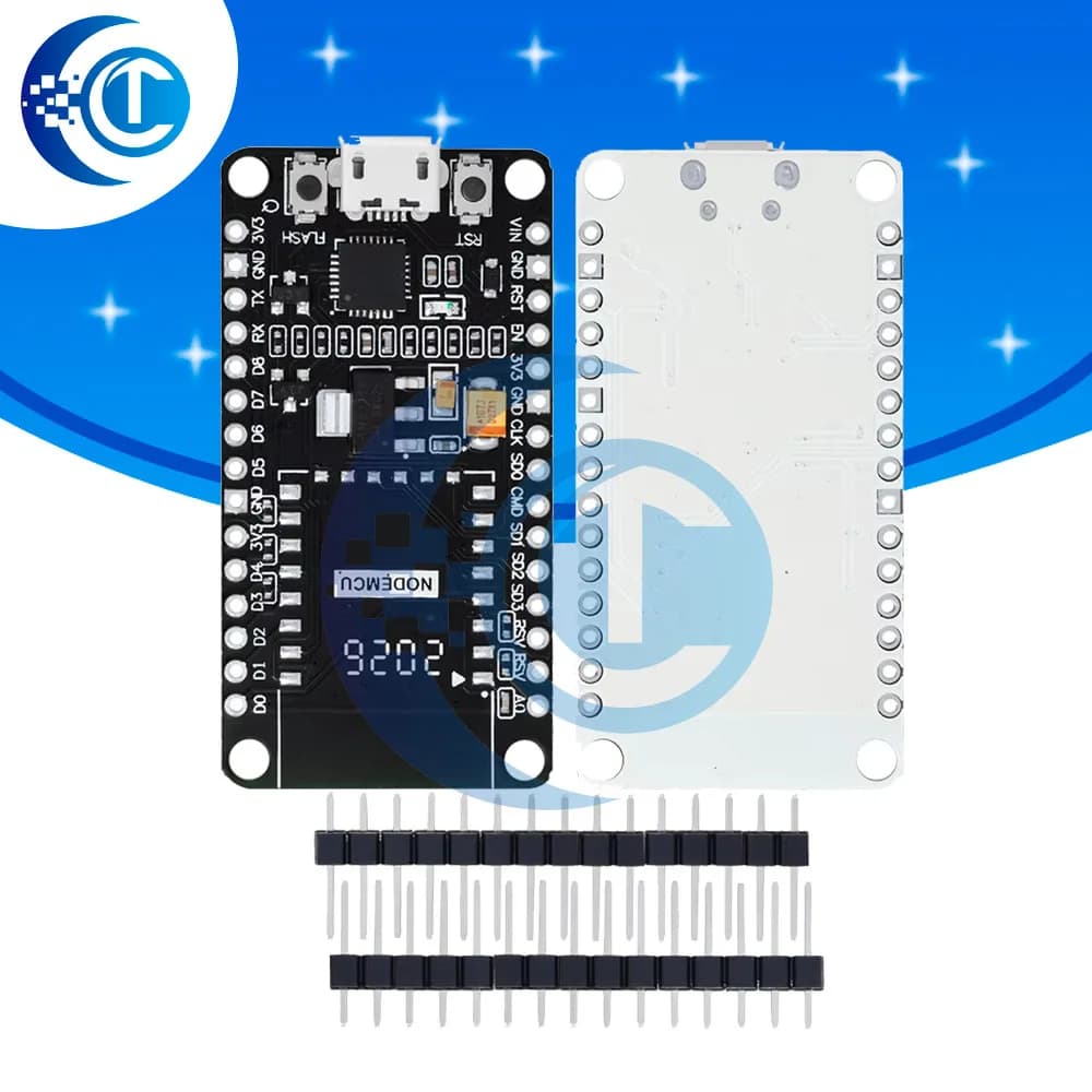 1 WiFi module ESP8266 compatible with NodeMCU (ESP-12F/ESP-12) CP2102 – Ideal for Arduino and IoT projects