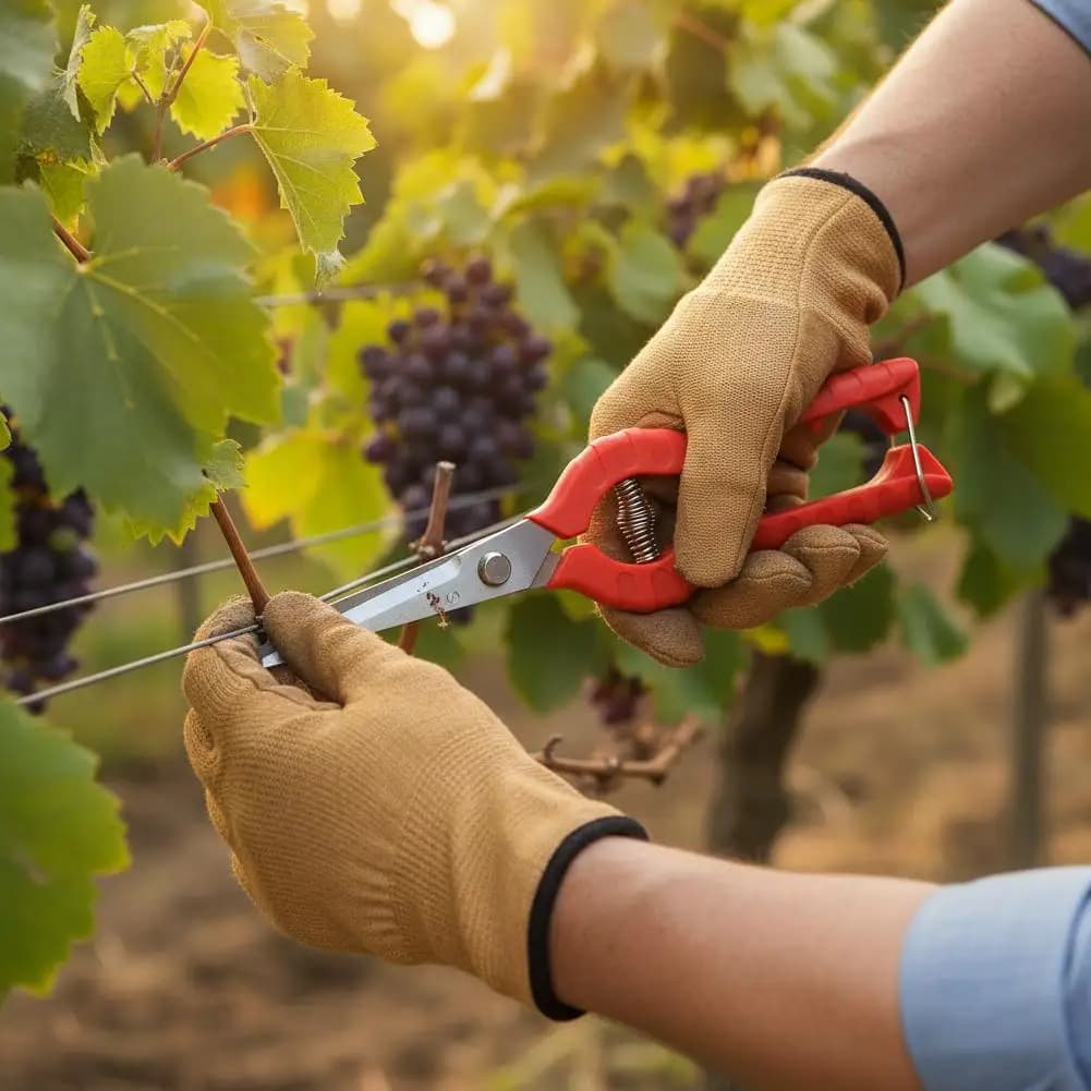 Forbici da Potatura in 3 Misure, Cesoie da Giardino Leggere per Rifiniture Precise e Raccolto, Forbici da Giardinaggio