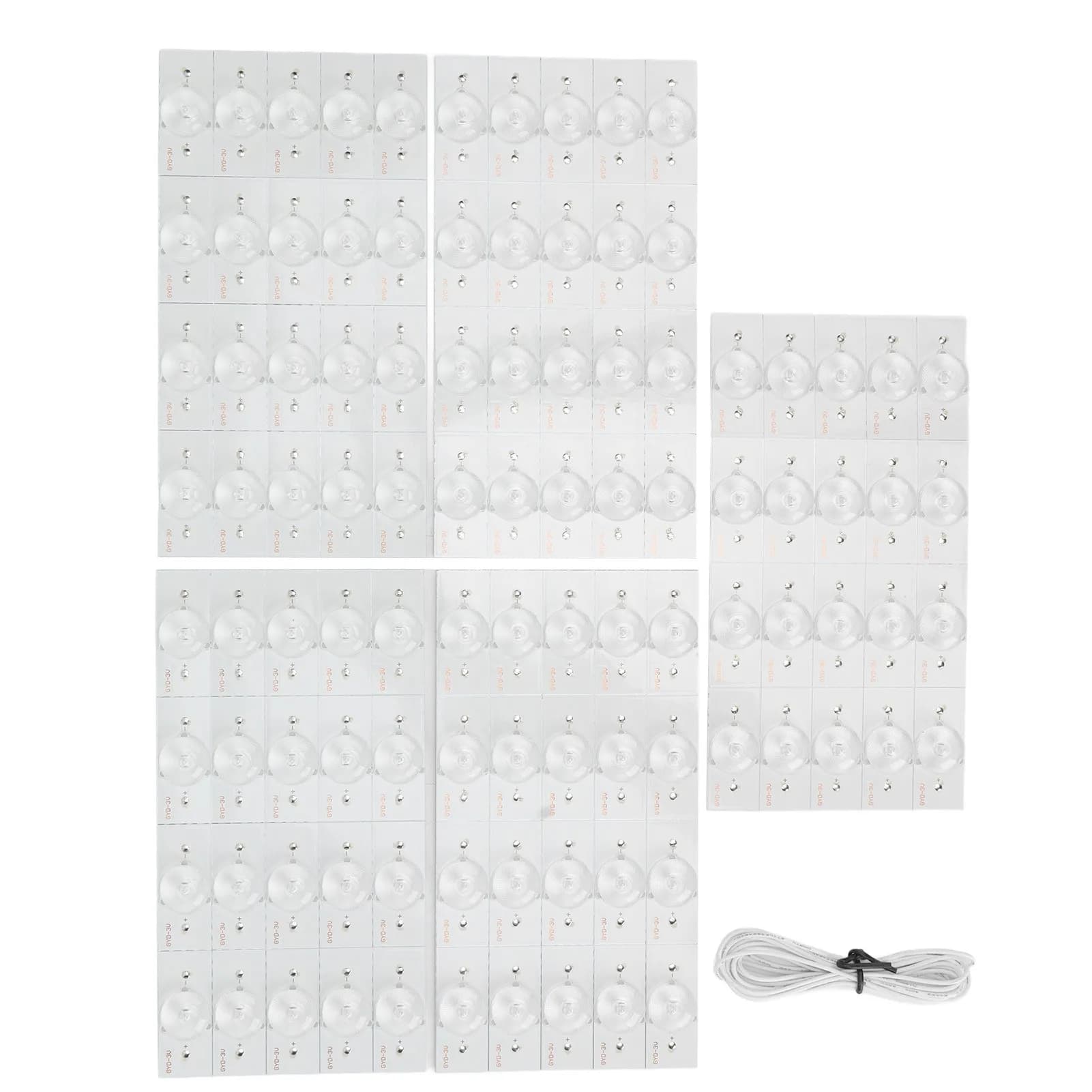 100Pcs SMD Lamp Beads 3V for 32‑65in TV Optical Lens Fliter LED Strips Backlight
