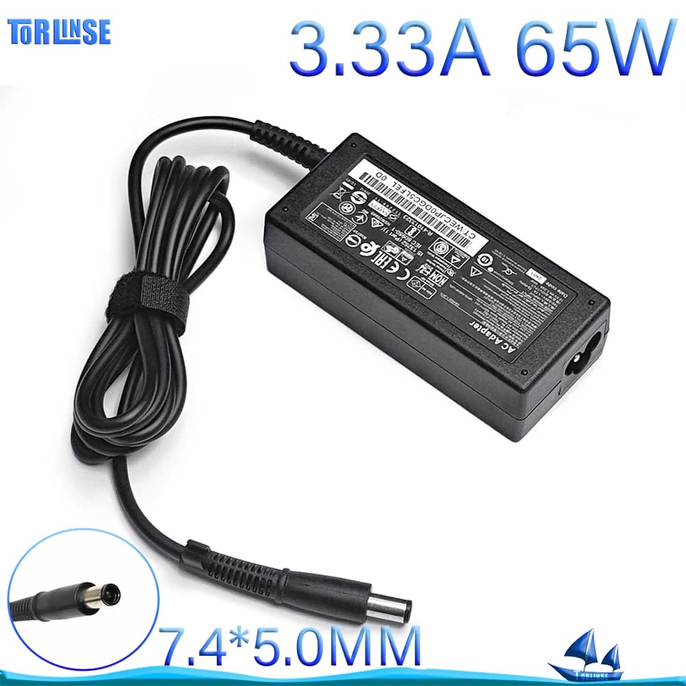 Caricatore adattatore di alimentazione CA per laptop 65W 19,5V 3,33A per HP EliteBook 810 G1 810 G2 820 G1 820 G2 840 G1 840 G2 850 G1 850 G2 alimentazione