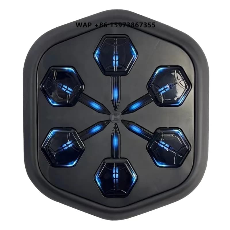 NEW YX Home Multi-Function Smart Connected Music Electronic Boxing Target Wall Mount Training Board Black