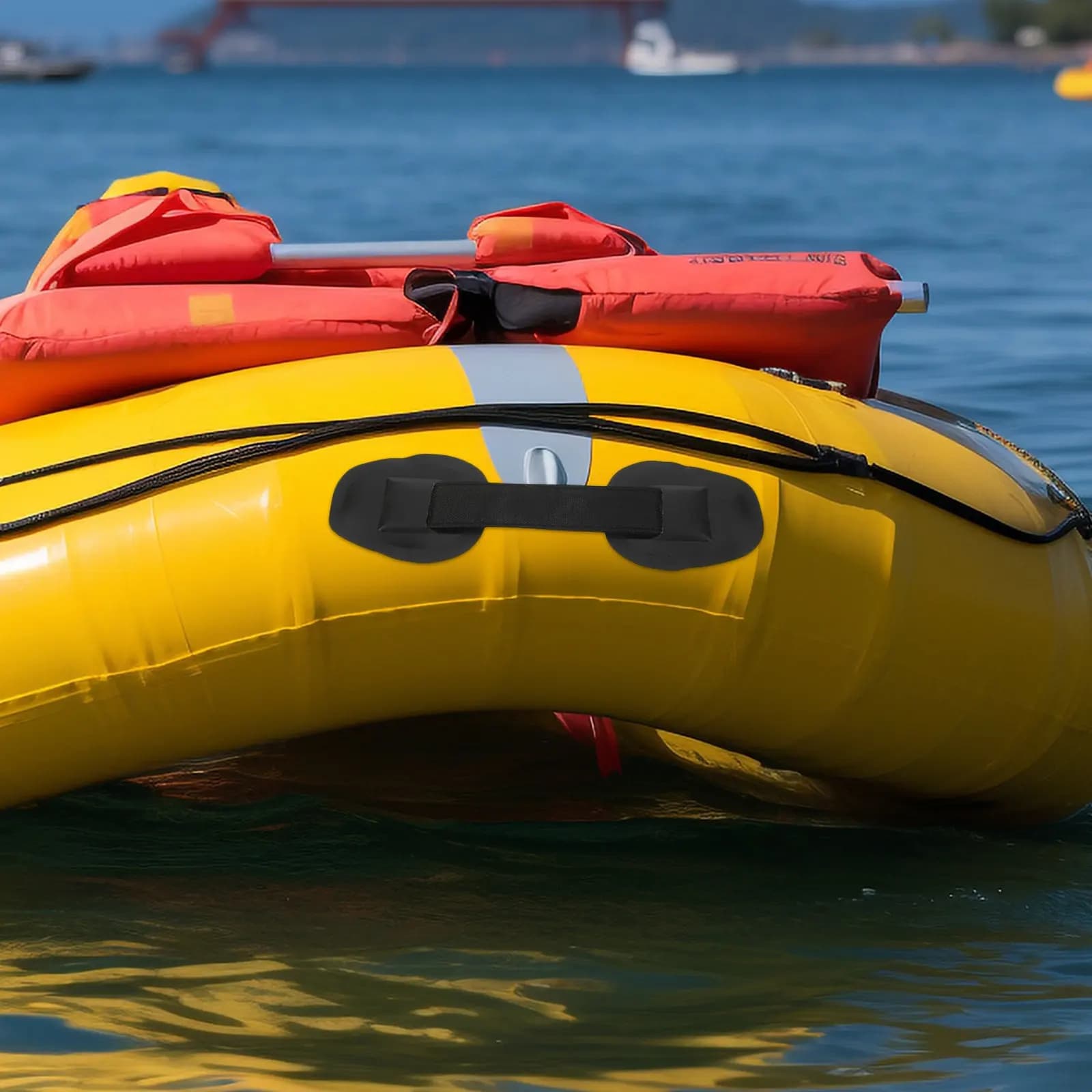 2 Pezzi Cuscinetti Ergonomici Leggeri per Impugnatura Pagaia Kayak, Maniglia Laterale per Trasporto Barca per Kayak, Paddleboard, Surf, Oceano, Lago