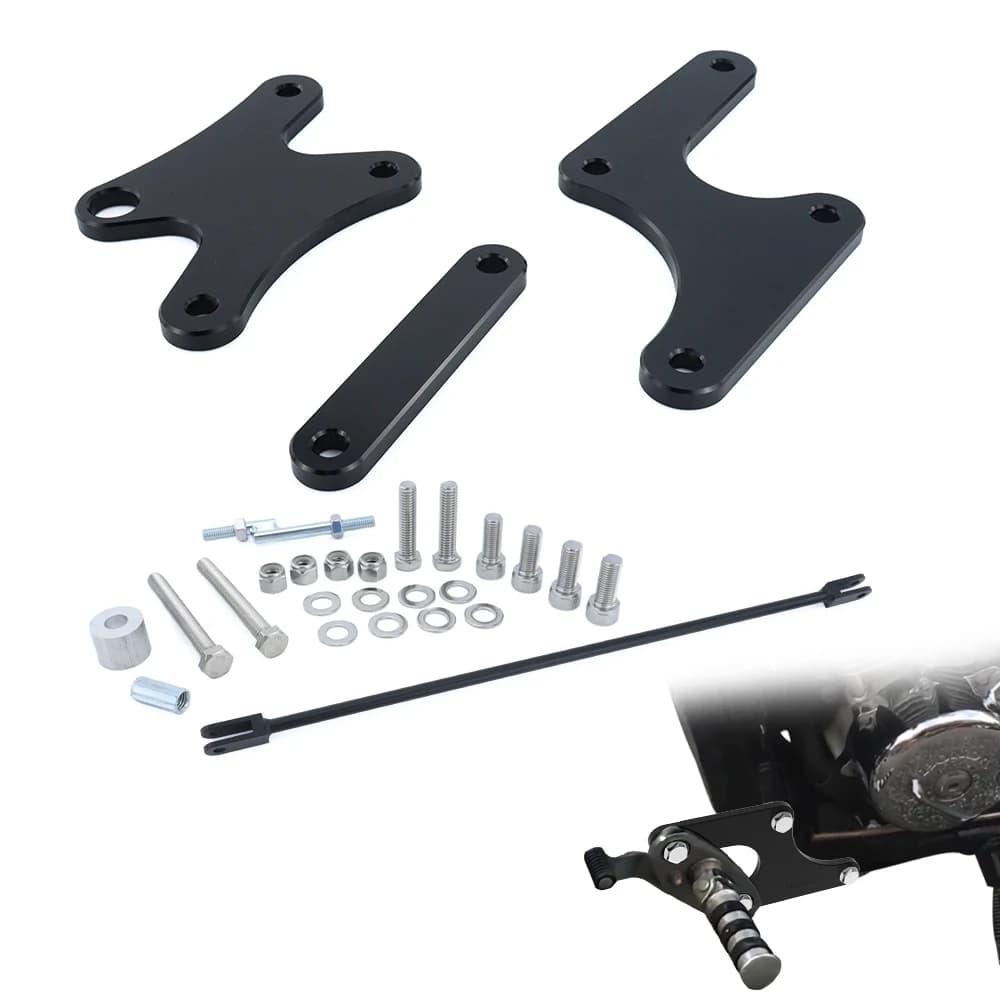 Per Honda Shadow VLX 600 1988-2004 2005 2006 2007 Moto In Alluminio 4 "Controllo Avanti Poggiapiedi Estensione Pedane Set Posteriore
