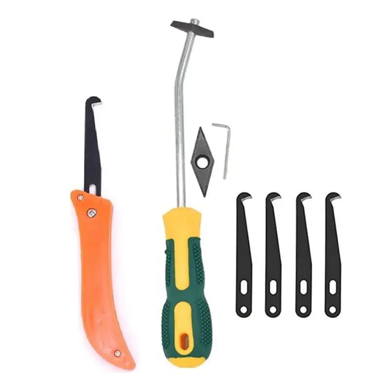 ABVG-Manual Weeding Hooks And Grout Tools Set 8Pcs For Driveway Paving Courtyard Path Patio Weed Removal Crack Repair