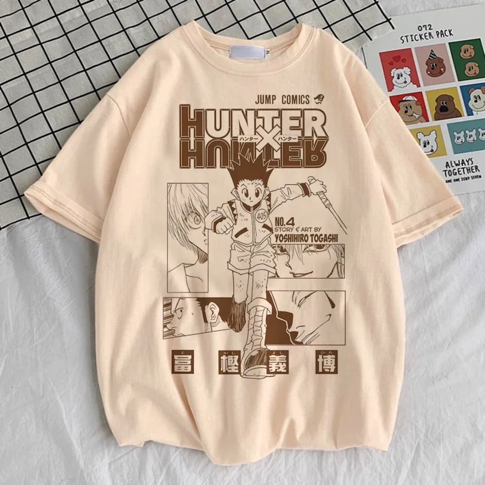 Hunter x Hunter t-shirt da donna kawaii harajuku estetica anime T-shirt gotica traspirante Comodo anime estetico Grunge Punk