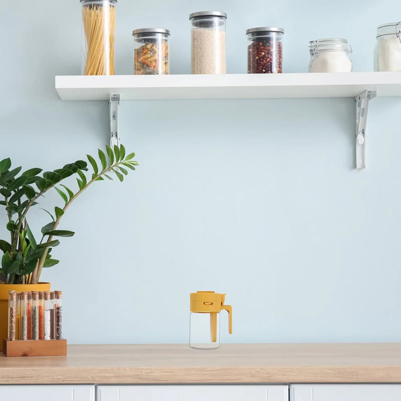 Set di Saliera e Pepiera Riutilizzabile, Facile da Pulire, Elegante Contenitore per Spezie da Cucina per Casa e Ristorante