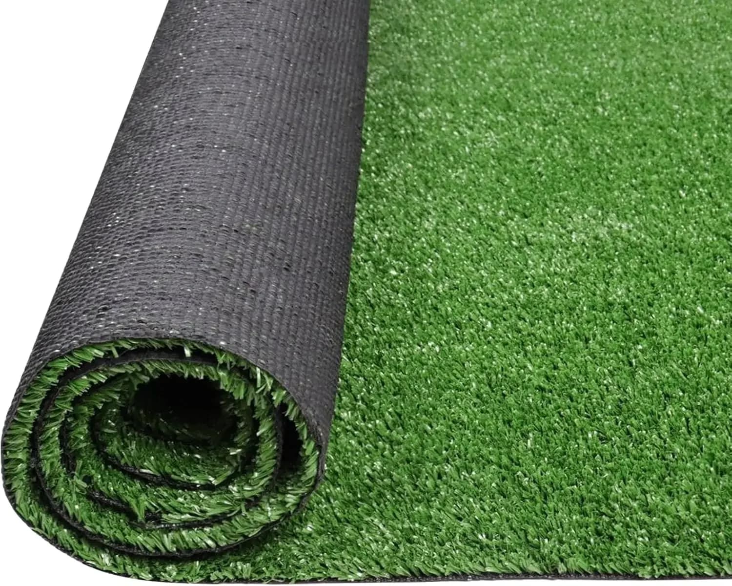 Tappeto Erboso Sintetico per Porta, Prato Artificiale per Animali Domestici 6' x 10', Tappeto in Erba Sintetica con Fori di Drenaggio, Pelo da 0,4 pollici, Erba Finta Personalizzabile