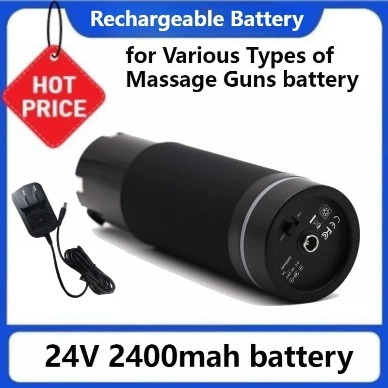 Massage gun battery for various types of massage/pistol guns for 24V 2400Mah band