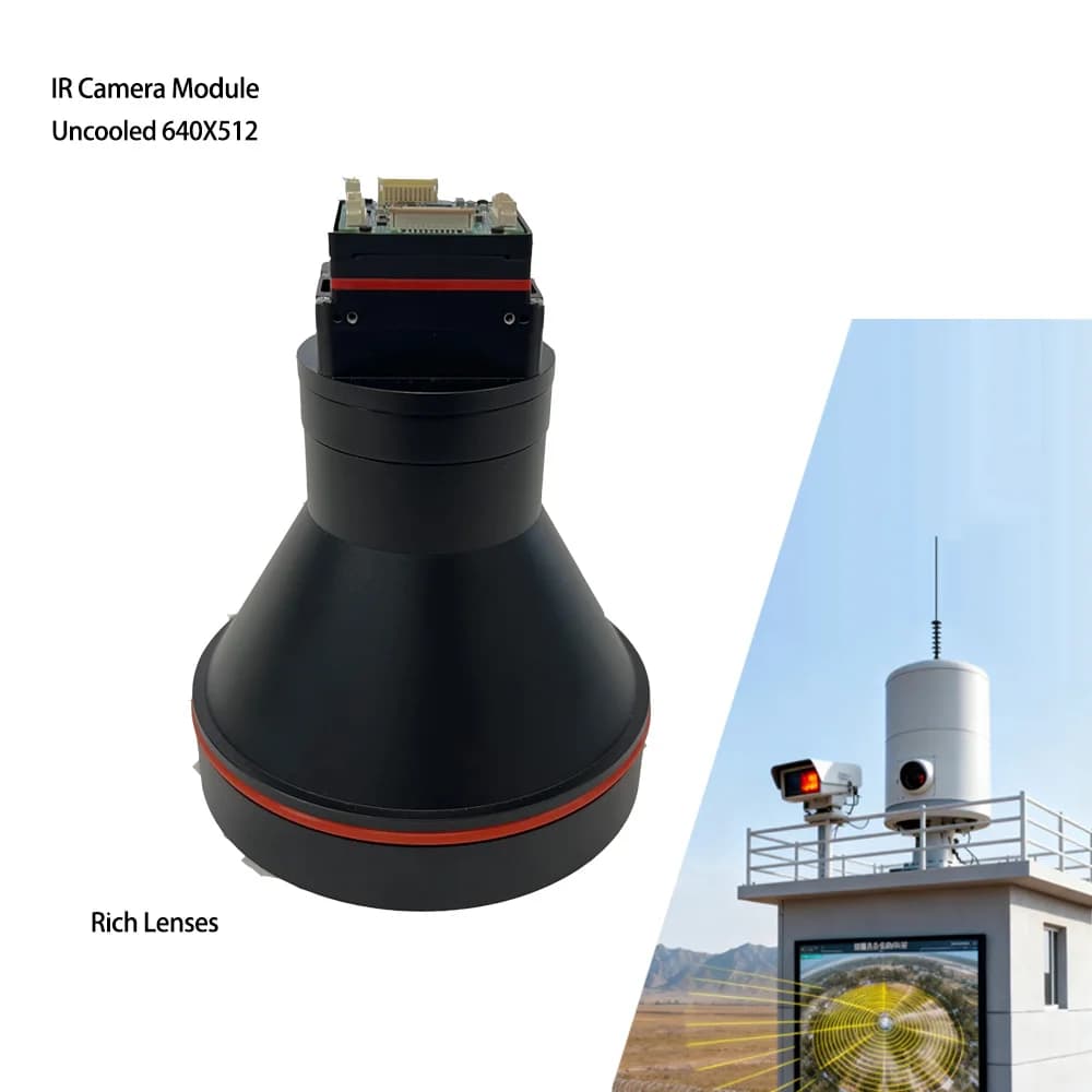 IR Camera Module 640X512 NETD Real Reflexed Latency Available SDK for Long Range High-Definition Night Vision Security