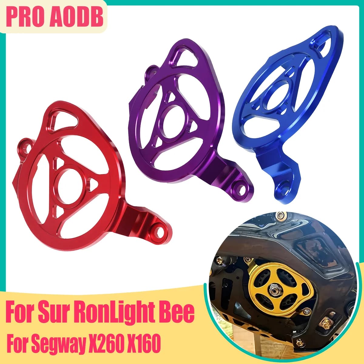 Protezione Carter Motore per Moto Elettrica Surron Lightbee Light Bee X S Segway X160 X260