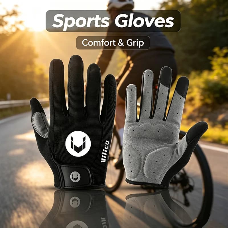 Sports Cycling Gloves Breathable Non-slip MTB Road Bike Gloves Touch Screen Men Women Outdoor Running Bicycle Gloves