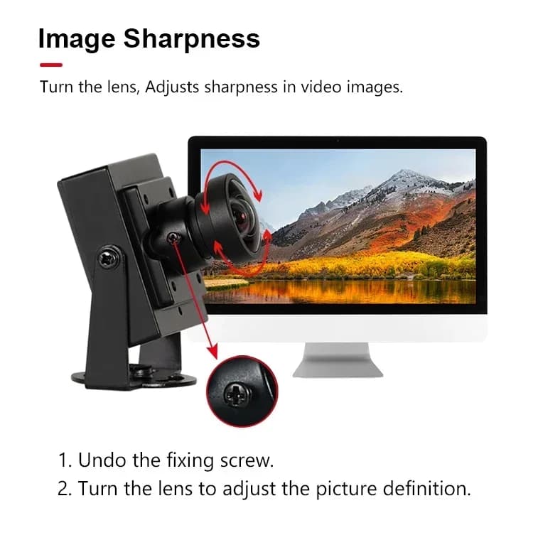 Nuovo in stock Nuova webcam USB 3200 AR0230 1080P 8mm 40 gradi H.264 con sensore UVC da 1/2.7 pollici, telecamera industriale Full HD 1-Y con driver gratuito