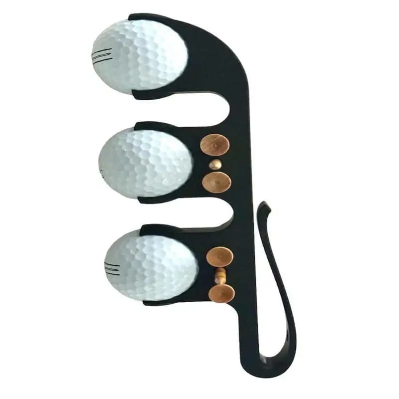 Porta cintura per palline da golf Organizzatore per clip da cintura per tee da golf Organizzatore per palline da golf resistente agli urti per sacca da golf Accessorio facile