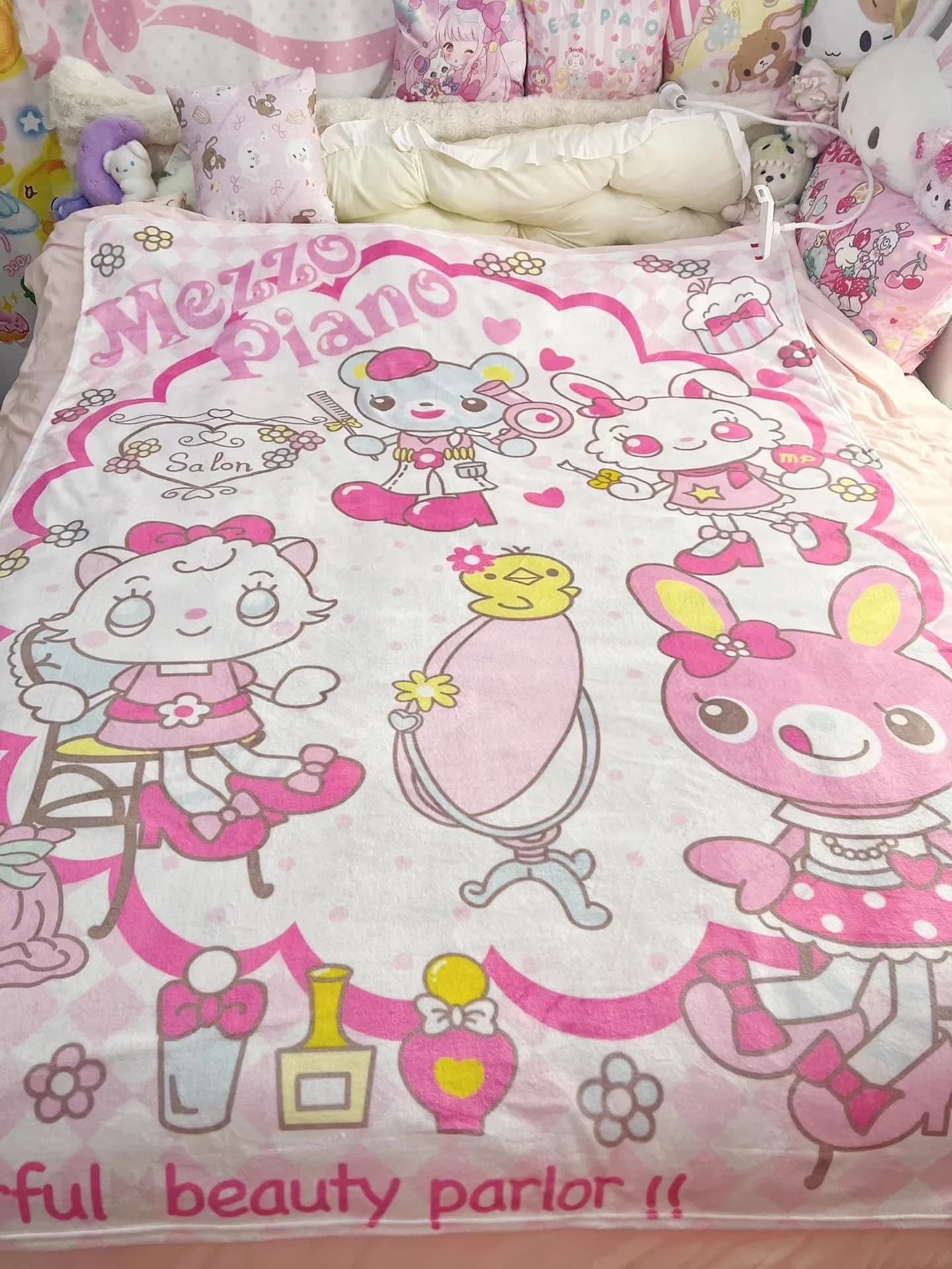 Coperta MP con Stampa di Cartoni Animati Giapponesi, Nuova Coperta Morbida e Sottile per Primavera, Coperta per Aria Condizionata, Lenzuola per Casa, Cuscino per Divano
