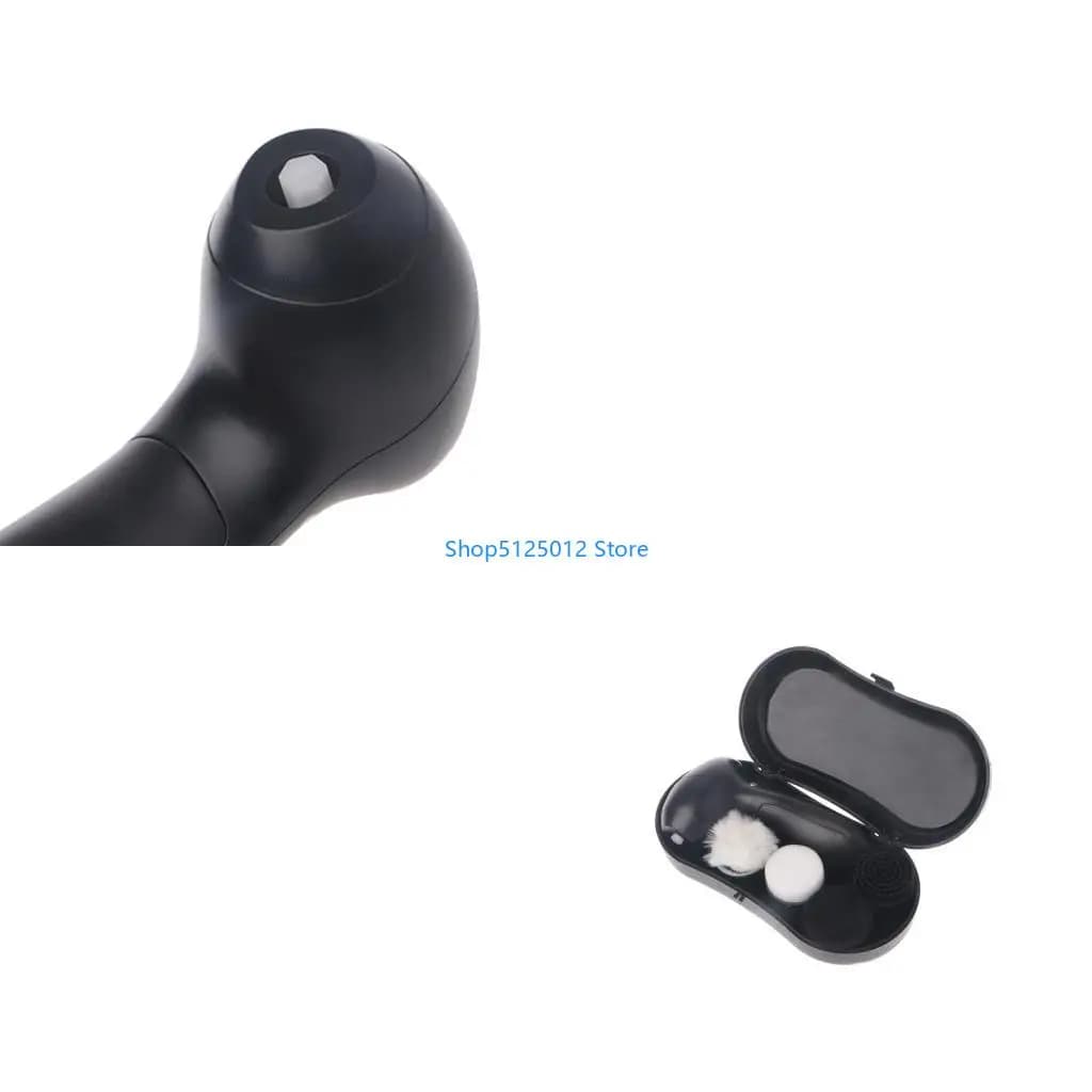 Lucidatore per lucidatura della spazzola per scarpe elettrica automatica portatile G8TC Alimentatore a batteria 5AA