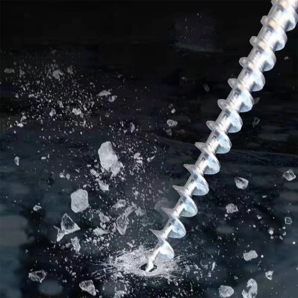4 pieces of ice nail anchors, metal rubber-coated tent poles for camping, garden, net, canopy, tarp, snow fishing, outdoor adventure equipment