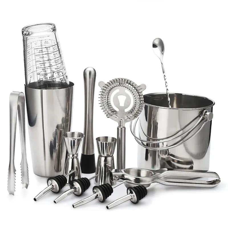 Set da bar shaker per cocktail Tazza da salotto in acciaio inossidabile Boston Cup Shaker Cocktail Shake Barware