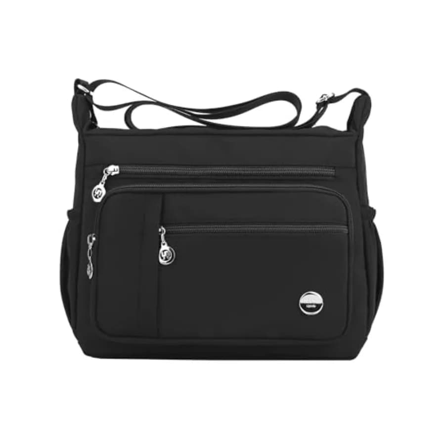 Borsa a Spalla da Donna Capiente con Tasche Multiple, Borsa a Tracolla da Donna, Borsa a Mano alla Moda con Manico Superiore