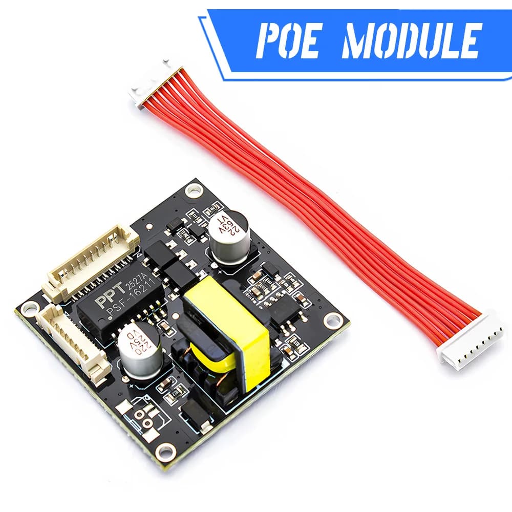 POE module PCB card for security protection, network IP camera power supply, IEEE80244-57V 12V with RJ45 network cable