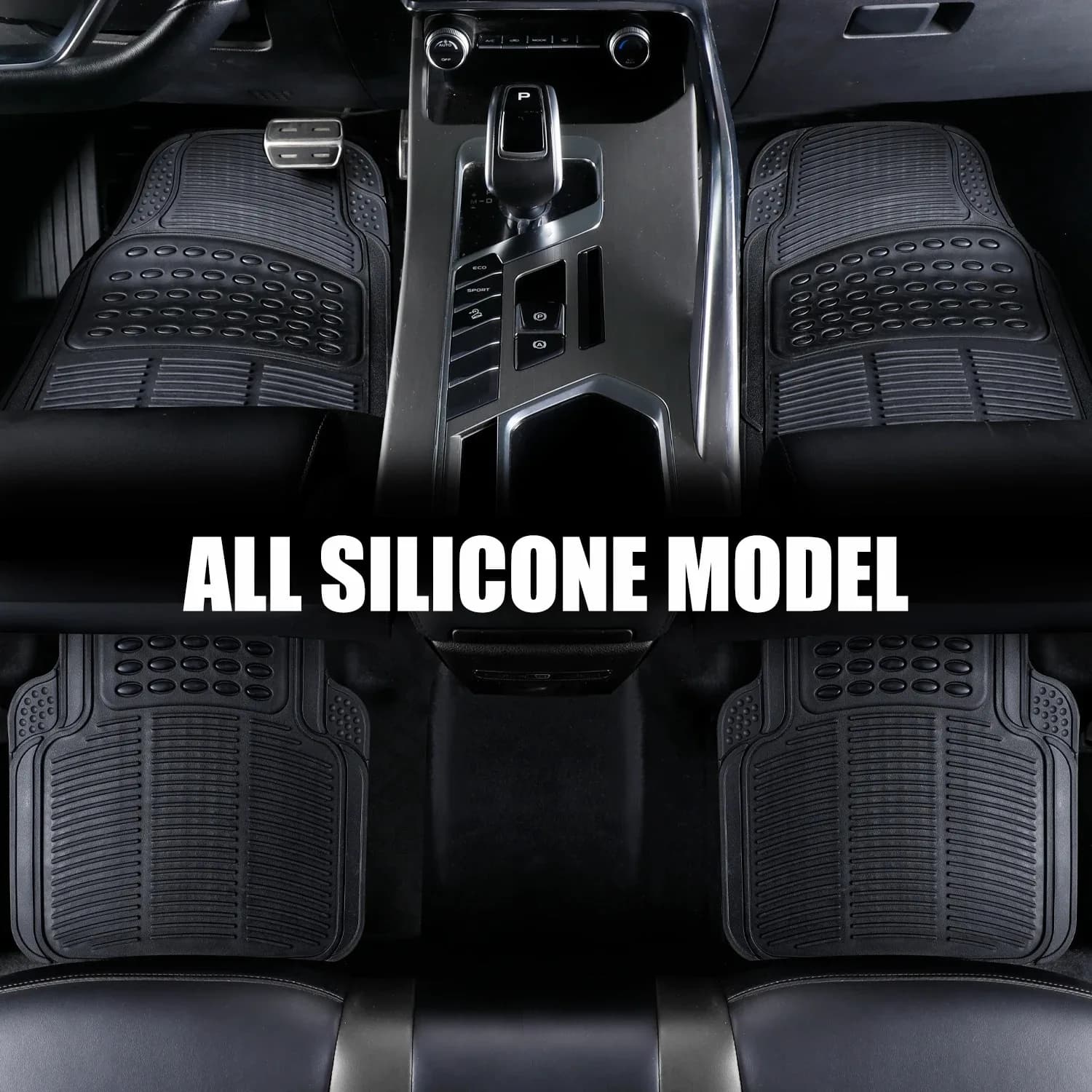 Universal 4-piece PVC Car Style Car Mat for NISSAN X-Trail Qashqai Rogue Sport Bluebird Murano Juke Leaf Car Accessories