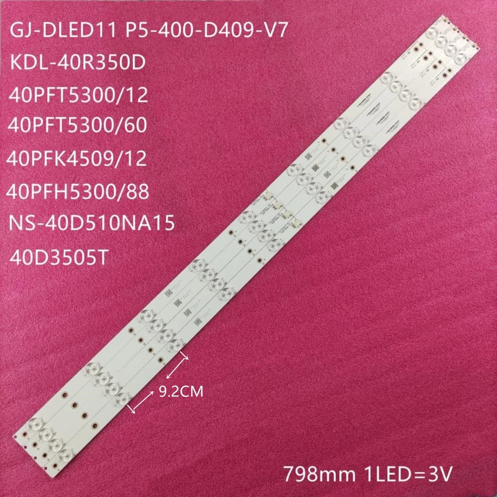 LED Backlight strip 40" TV KDL-40R350D 40PFT5300/12 40PFT5300/60 40PFK4509/12 40PFH5300/88 NS-40D510NA15 40D3505T