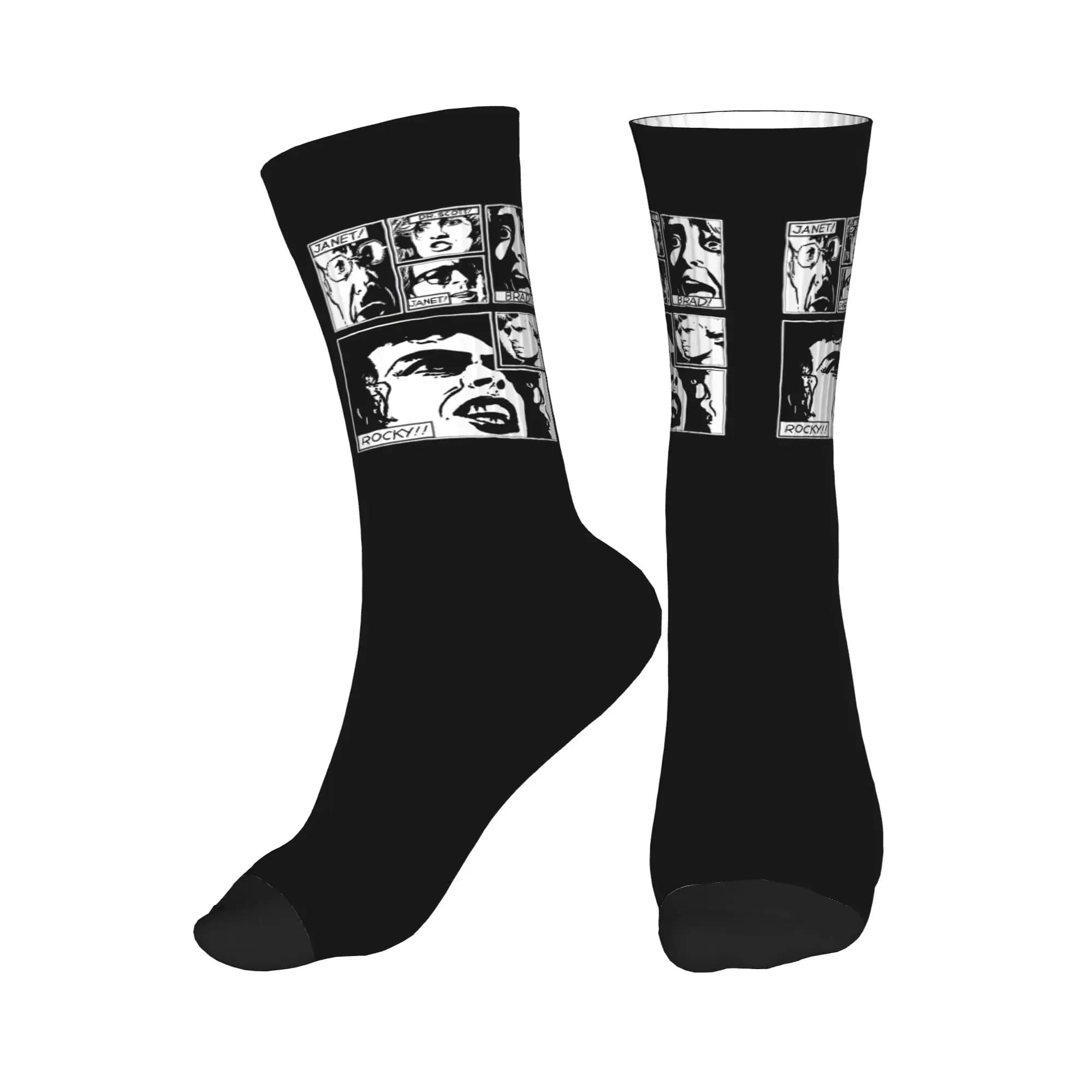 Calzini eleganti da uomo The Rockys Horror Picture Show, calzini unisex caldi e comodi con stampa 3D